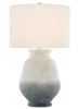 Currey and Company - 6000-0538 - One Light Table Lamp - Cazalet - Ash Ivory/Blue/Acrylic White