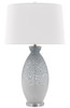 Currey and Company - 6000-0467 - One Light Table Lamp - Hatira - Pale Blue/White