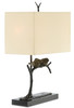 Currey and Company - 6000-0240 - Two Light Table Lamp - Sparrow - Bronze/Black