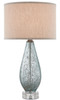 Currey and Company - 6000-0181 - One Light Table Lamp - Optimist - Pale Blue Speckle/Clear