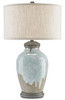 Currey and Company - 6000-0057 - One Light Table Lamp - Chatswood - Blue-Green/Gray/Hiroshi Gray