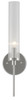 Currey and Company - 5800-0005 - One Light Wall Sconce - Bagno - Polished Nickel/Clear