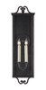 Currey and Company - 5500-0008 - Two Light Outdoor Wall Sconce - Giatti - Midnight