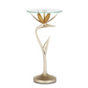 Currey and Company - 4000-0147 - Accent Table - Paradiso - Contemporary Silver Leaf/Contemporary Gold Leaf