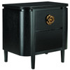 Currey and Company - 3000-0098 - Nightstand - Briallen - Caviar Black/Antique Brass