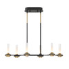 Eurofase - 45713-019 - LED Chandelier - Torcia - Black and Brass