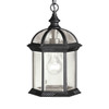 Kichler - 9835BK - One Light Outdoor Pendant - Barrie - Black