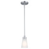 Kichler - 52444NI - One Light Mini Pendant - Erma - Brushed Nickel