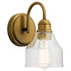 Kichler - 45971NBR - One Light Wall Sconce - Avery - Natural Brass