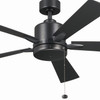 Kichler - 330242SBK - 52"Ceiling Fan - Lucian II - Satin Black