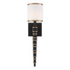 Crystorama - SLO-A3601-VG-BF - One Light Wall Sconce - Sloane - Vibrant Gold / Black Forged