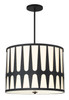 Crystorama - ROY-809-BK - Five Light Pendant - Royston - Black