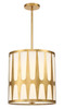 Crystorama - ROY-805-GA - Four Light Pendant - Royston - Antique Gold