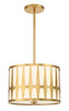 Crystorama - ROY-803-GA - Three Light Pendant - Royston - Antique Gold