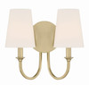 Crystorama - PAY-922-VG - Two Light Wall Sconce - Payton - Vibrant Gold