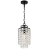 Crystorama - GAB-B7301-MK - One Light Chandelier - Gabrielle - Matte Black