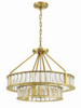 Crystorama - FAR-6006-AG - Six Light Chandelier - Farris - Aged Brass