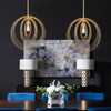 Crystorama - DOR-B7711-RG - One Light Pendant - Doral - Renaissance Gold