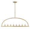 Crystorama - ABB-3007-VG - Eight Light Chandelier - Abbott - Vibrant Gold