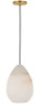 Visual Comfort Modern - SLPD544ALBHAB - One Light Pendant - Alina - Hand Rubbed Antique Brass