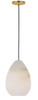 Visual Comfort Modern - SLPD544ALBHAB - One Light Pendant - Alina - Hand Rubbed Antique Brass