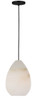 Visual Comfort Modern - SLPD544ALBB - One Light Pendant - Alina - Nightshade Black