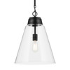 Kichler - 52662BKCLR - One Light Pendant - Marsailli - Black