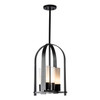Hubbardton Forge - 364030-SKT-MULT-80-GG0392 - Four Light Outdoor Lantern - Triomphe - Coastal Black