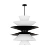Visual Comfort Studio - LXP10316AI - 16 Light Pendant - Chambord - Aged Iron