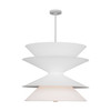 Visual Comfort Studio - LXP10212CPST - 12 Light Pendant - Chambord - Cast Plaster