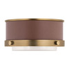 Visual Comfort Studio - LF1071TWB - LED Flush Mount - Marlowe - Time Worn Brass