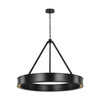 Visual Comfort Studio - LC1221AI-L1 - LED Chandelier - Leonard - Aged Iron