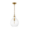 Visual Comfort Studio - EP1451BBS - One Light Pendant - Magnus - Burnished Brass