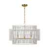Visual Comfort Studio - EP1404BBS - Four Light Pendant - Elio - Burnished Brass
