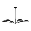 Visual Comfort Studio - EC1306AI - Six Light Chandelier - Nevel - Aged Iron