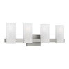 Visual Comfort Studio - DJV1104BS - Four Light Vanity - Rhode - Brushed Steel