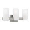 Visual Comfort Studio - DJV1103BS - Three Light Vanity - Rhode - Brushed Steel