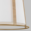 Visual Comfort Studio - DJP1002SB - Two Light Pendant - Cortes - Satin Brass