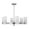 Visual Comfort Studio - DJC1166BS - Six Light Chandelier - Rhode - Brushed Steel