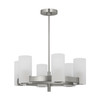 Visual Comfort Studio - DJC1156BS - Six Light Chandelier - Rhode - Brushed Steel