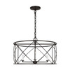Visual Comfort Studio - CC1634AI - Four Light Chandelier - Beatrix - Aged Iron