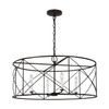 Visual Comfort Studio - CC1624AI - Four Light Chandelier - Beatrix - Aged Iron