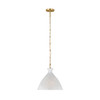 Visual Comfort Studio - AEP1081BBSWSG - One Light Pendant - Athena - Burnished Brass