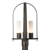 Hubbardton Forge - 342030-SKT-14-GG0392 - Four Light Outdoor Post Mount - Triomphe - Oil Rubbed Bronze