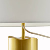 Arteriors - PTC46-SH049 - One Light Table Lamp - Equinox - Clear/Antique Brass/Off-White/Off-White
