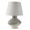 Arteriors - PTC33-103 - One Light Table Lamp - Ginn - Pebble Reactive/Antique Brass/Off-White/Off-White