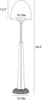 Arteriors - PFC21 - One Light Floor Lamp - Italia - Natural