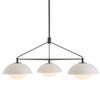 Arteriors - GADMC01 - Three Light Chandelier - Glaze - Ivory Stained Crackle
