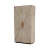Arteriors - FNS04 - Cabinet - Tidwell - Smoke Oak Veneer/Antique Brass