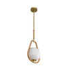 Arteriors - DPC12 - Pendant - Arlie - Antique Brass
